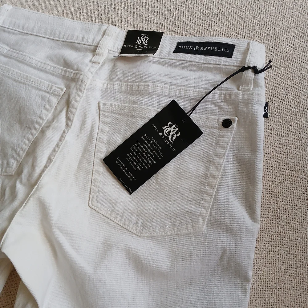 rock & republic ♡ 2 timer carnivale jeans 12 y3k streetwear biker indie tuxedo